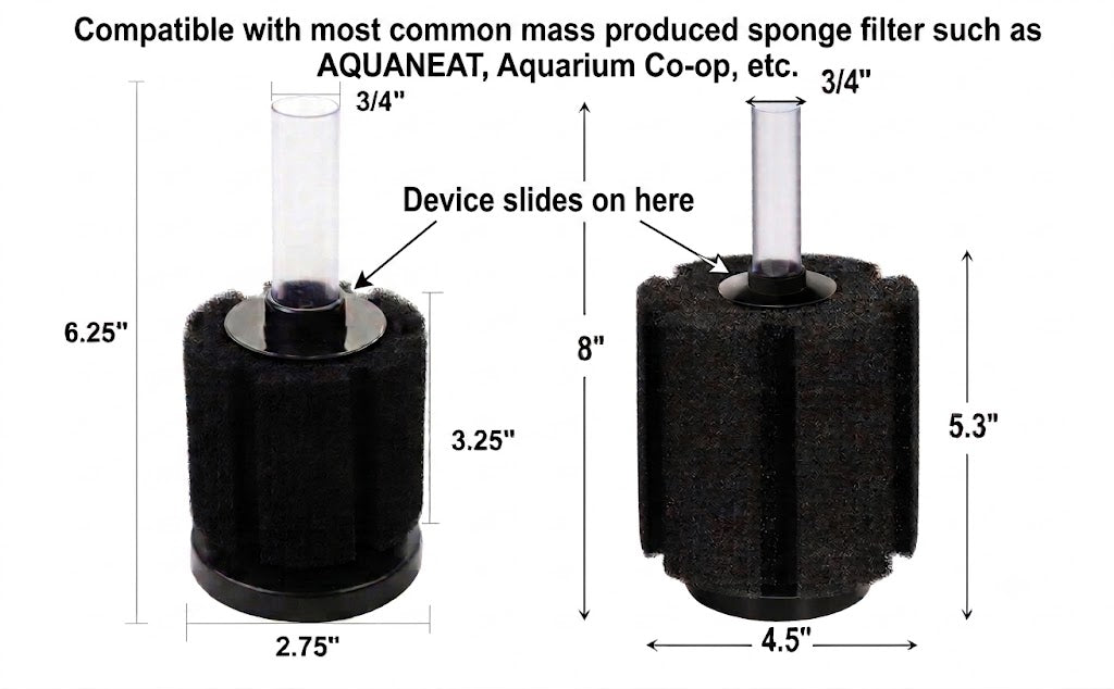 Sponge Filter Bio Tumbler Adapter